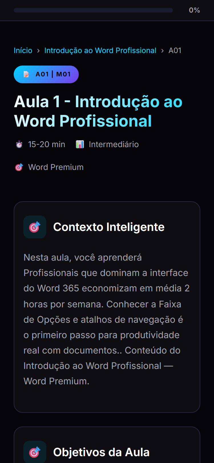 Mobile view